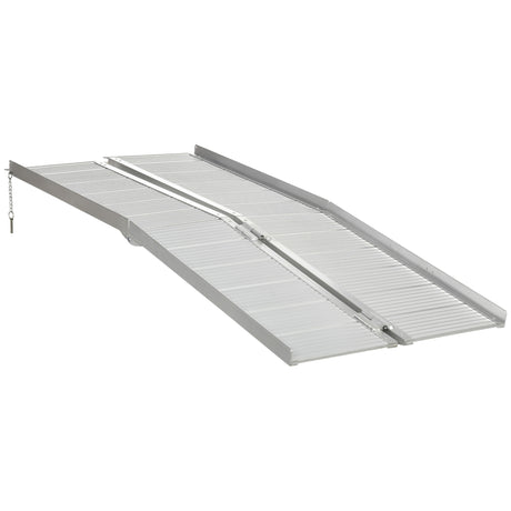 easycomfort easycomfort rampa per sedia a rotelle in lega di alluminio antiscivolo capacita 272kg 183x72x5cm