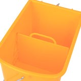 easycomfort easycomfort carrello secchio con separatore acqua e strizzatore rimovibile in pp giallo 63 x 27 x 67cm ean 8054111843638