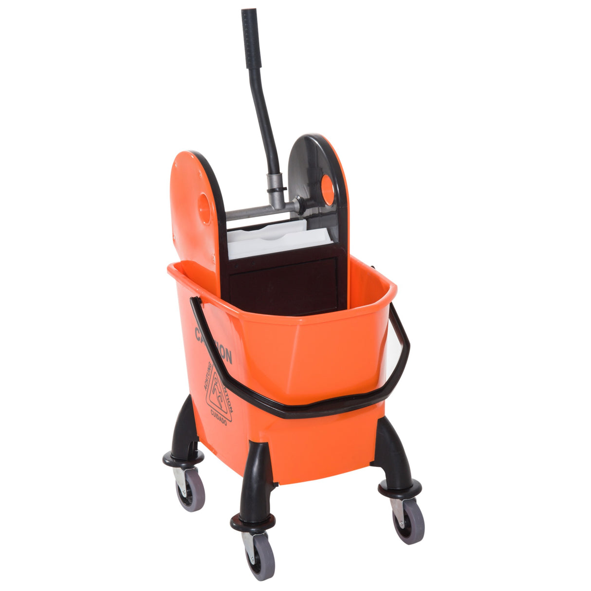 easycomfort easycomfort carrello delle pulizie professionale capacita 26l strizzatore rimovibile con ruote 44 36 90cm ean 8054111849289
