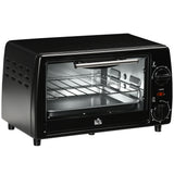 easycomfort easycomfort fornetto elettrico 10l da 750w con temperatura regolabile e timer 36 5x26x22 cm nero