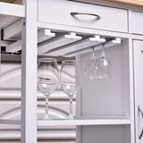 easycomfort easycomfort carrello da cucina classico con cassetti e ruote in legno salvaspazio 89x40x84cm ean 8054144134314
