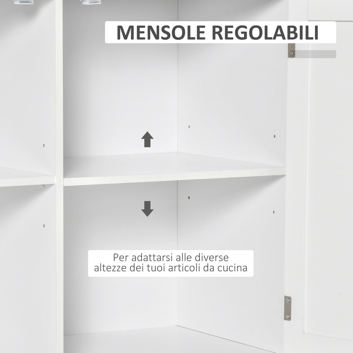 easycomfort easycomfort carrello da cucina multiuso in legno con 2 cassetti 104x46x91cm bianco