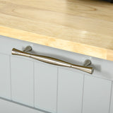 easycomfort easycomfort carrello da cucina multiuso in legno con 2 cassetti 3 antine e 4 ruote 121x46x91cm grigio