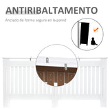 easycomfort easycomfort copritermosifone in legno mdf bianco 172x19x81cm