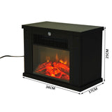 easycomfort easycomfort camino elettrico da terra potenza 600w 1200w in plastica e vetro temperato nero 34x17x25cm