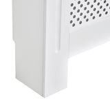 easycomfort easycomfort copritermosifone in legno a griglia bianco 111.5x82x19cm