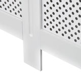easycomfort easycomfort copritermosifone in legno a griglia bianco 111.5x82x19cm