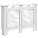 easycomfort easycomfort copritermosifone in legno a griglia bianco 111.5x82x19cm