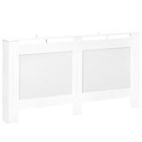 easycomfort copritermosifone in legno a griglia bianco 151.5x82x19cm