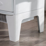 easycomfort camino elettrico da terra con effetto fiamma temperatura regolabile bianco