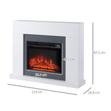 easycomfort easycomfort camino elettrico a parete con led effetto fiamma e timer copertura 37m 2000w bianco