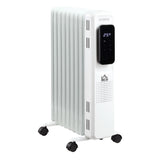 easycomfort easycomfort calorifero a olio a 9 elementi 3 livelli di riscaldamento e timer 42 5x24x63cm bianco