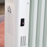 easycomfort easycomfort radiatore a olio a 11 elementi 3 livelli di riscaldamento e timer 50 5x24x63cm bianco