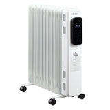 easycomfort easycomfort radiatore a olio a 11 elementi 3 livelli di riscaldamento e timer 50 5x24x63cm bianco