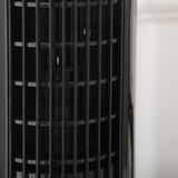 easycomfort ventilatore a colonna oscillante a 3 velocita e basso rumore in abs e rame o11x32.5 cm nero