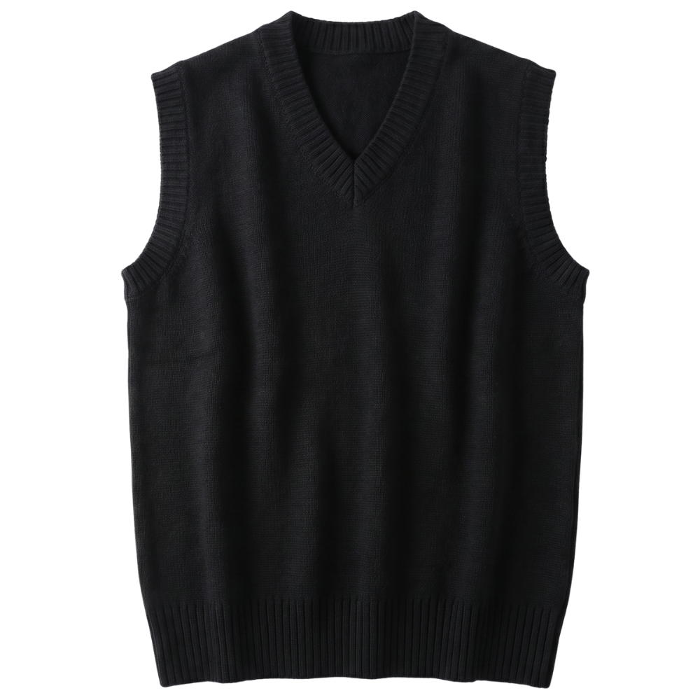 Vintage Men's Sleeveless Sweater