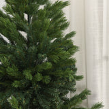 easycomfort easycomfort albero di natale artificiale gigante 180cm realistico decorazione di natale con 696 rami base pieghevole e rimovibile