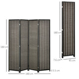 easycomfort easycomfort separe pieghevole a 4 pannelli struttura in legno e bambu fantasia
