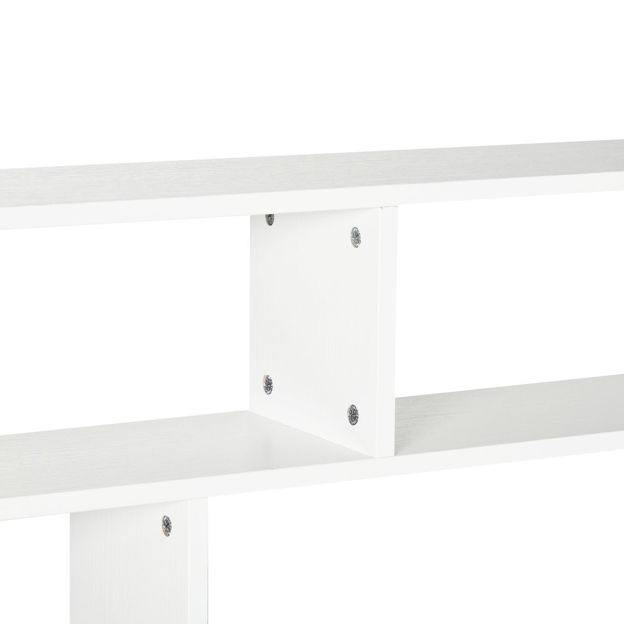 easycomfort easycomfort libreria a muro moderna in legno a 4 livelli 94x19 5x80cm bianco