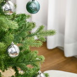 easycomfort easycomfort albero di natale per interni con 2056 rami e base in metallo 124x228 cm verde