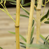 easycomfort bambu in vaso artificiale alto 150cm per interno ed esterno verde