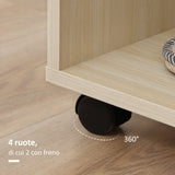 easycomfort easycomfort mobile aperto con stand appendiabiti e 3 ripiani 80 x 40 x 128cm ean 8054111846721