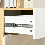 easycomfort easycomfort cassettiera con 4 cassetti per soggiorno e camera da letto con maniglie in lega di alluminio 70x35x92cm bianco