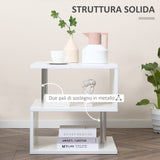 easycomfort easycomfort moderno tavolino basso da salotto in legno 50 x 50 x 50cm bianco ean 8054111847926