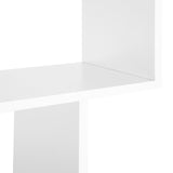 easycomfort easycomfort scaffale alto con 6 ripiani libreria scaffalatura in legno design moderno bianco 80 23 192cm ean 8054111844444