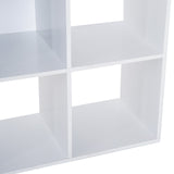 easycomfort easycomfort libreria bianca per casa e ufficio scaffale dal design moderno con 9 scomparti in legno 91x29 5x91cm ean 8054111845700