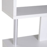 easycomfort easycomfort scaffale libreria ad s 5 ripiani design moderno soggiorno ufficio salotto legno bianco 120 x 28 6 x 160 cm