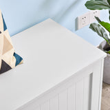 easycomfort easycomfort panca contenitore multiuso in legno mdf apertura con blocco di sicurezza 81x40x46cm bianco