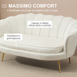 easycomfort easycomfort divano vintage 2 posti industrial chic divanetto francese per ingrasso in velluto 130x77x77cm