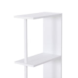 easycomfort easycomfort mobiletto a colonna salvaspazio in legno armadietto da bagno con ripiani e armadietti bianco 15x33x136 5cm ean 8054111841566