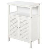 easycomfort easycomfort mobiletto da bagno bianco con 2 ripiani e armadietto in mdf impermeabile e salvaspazio 60 x 30 x 81 6cm ean 8054144130613