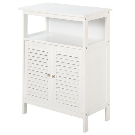 easycomfort easycomfort mobiletto da bagno bianco con 2 ripiani e armadietto in mdf impermeabile e salvaspazio 60 x 30 x 81 6cm ean 8054144130613