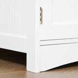 easycomfort easycomfort mobile bagno con mensole armadietto e cassetto mobiletto multiuso in legno bianco 60x33x122 5cm