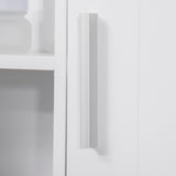 easycomfort easycomfort specchiera bagno in legno a 2 ante e ripiano aperto 54x15 2x55 3cm bianco