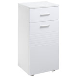 easycomfort easycomfort mobile bagno in legno con cassetto e armadietto 1 anta con mensole 35x30x77 5cm
