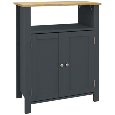 easycomfort easycomfort mobiletto bagno a 3 ripiani in mdf e truciolato con ripiano interno regolabile 60x30x80 5 cm