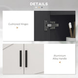 easycomfort easycomfort mobile sottolavabo bagno in legno con armadietto 2 ante 60x30x60cm grigio