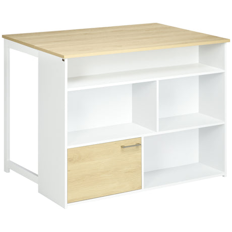 easycomfort easycomfort tavolo da bar moderno in mdf per 2 persone con 4 ripiani aperti e armadietto 116x79 5x91 cm