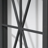 easycomfort easycomfort tavolo consolle da ingresso stile industriale pieghevole in legno e metallo 100x38x80cm marrone