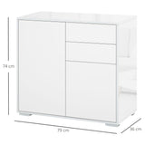 easycomfort easycomfort mobiletto armadietto multiuso 2 cassetti e 2 armadietti apertura a pressione mobile per soggiorno cucina ufficio
