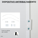 easycomfort easycomfort mobiletto armadietto multiuso 2 cassetti e 2 armadietti apertura a pressione mobile per soggiorno cucina ufficio