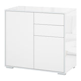 easycomfort easycomfort mobiletto armadietto multiuso 2 cassetti e 2 armadietti apertura a pressione mobile per soggiorno cucina ufficio