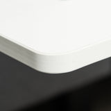 easycomfort easycomfort tavolino porta pc con altezza regolabile e ruote 60x40x52 5 84cm bianco