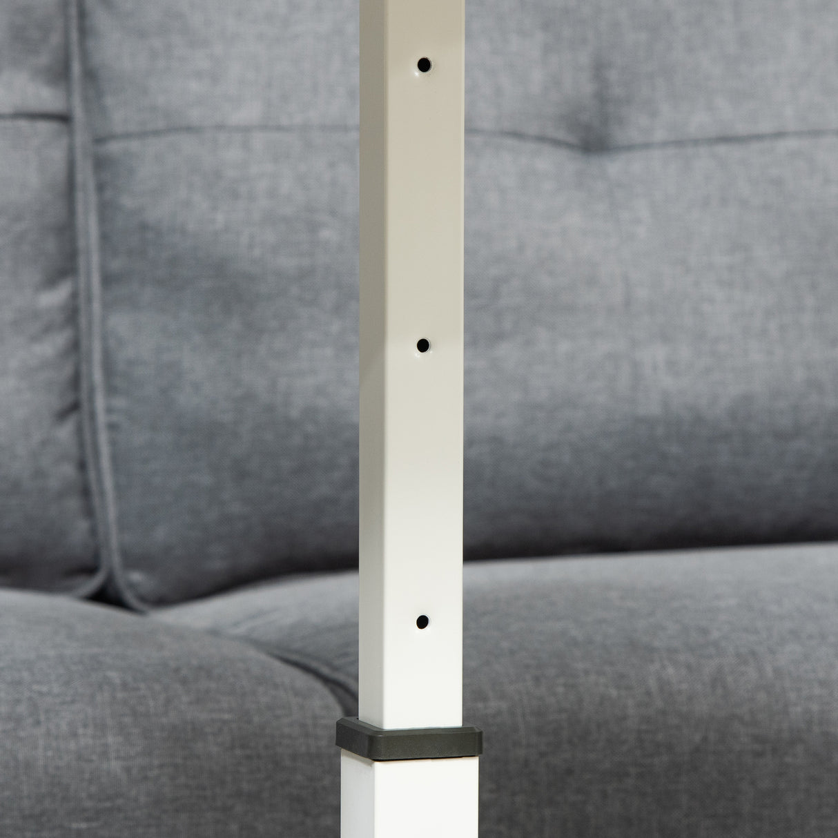 easycomfort easycomfort tavolino porta pc con altezza regolabile e ruote 60x40x52 5 84cm bianco