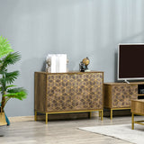 easycomfort easycomfort mobile da ingresso moderno con decori dorati e gambe in acciaio 99x39x75 5cm