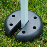 easycomfort easycomfort base per gazebo 4 pezzi riempito con cemento 2.3kg 20x4.5cm